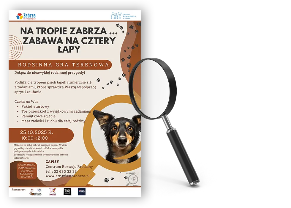 🐾 Na tropie Zabrza... Zabawa na cztery łapy! 🐾