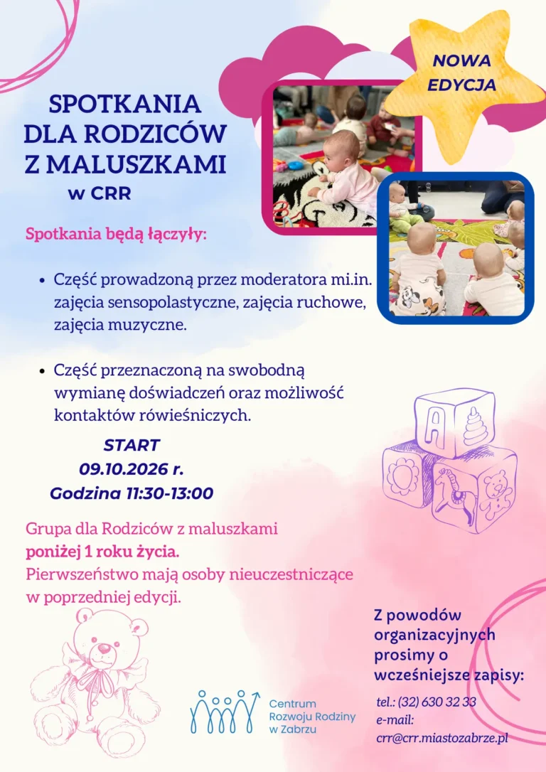 Spotkania dla rodziców z maluszkami w Zabrzu